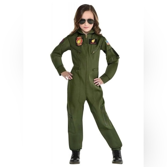NWT • Top Gun Maverick Flight Costume w/ Interchangeable Patches • Large - Picture 1 of 7